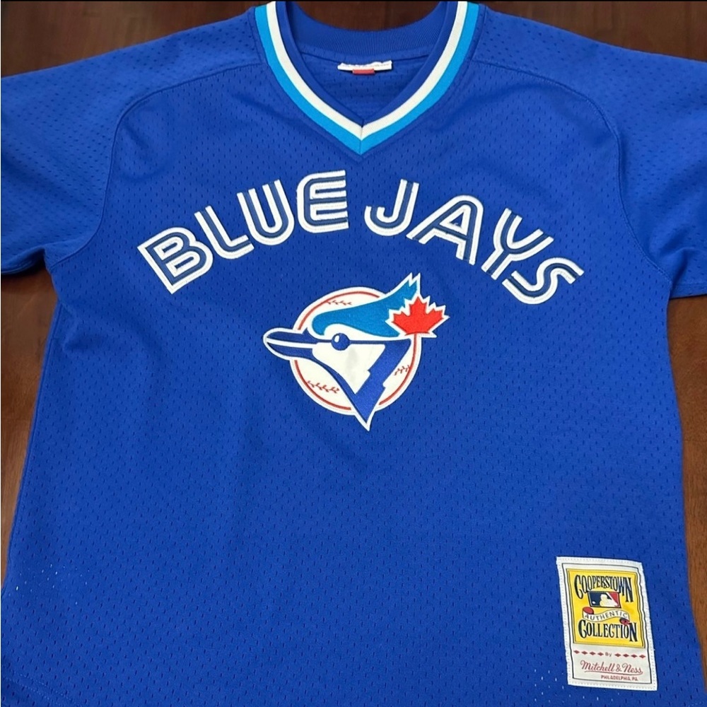 Joe Carter 1993 Mesh BP Toronto Blue Jays Jersey